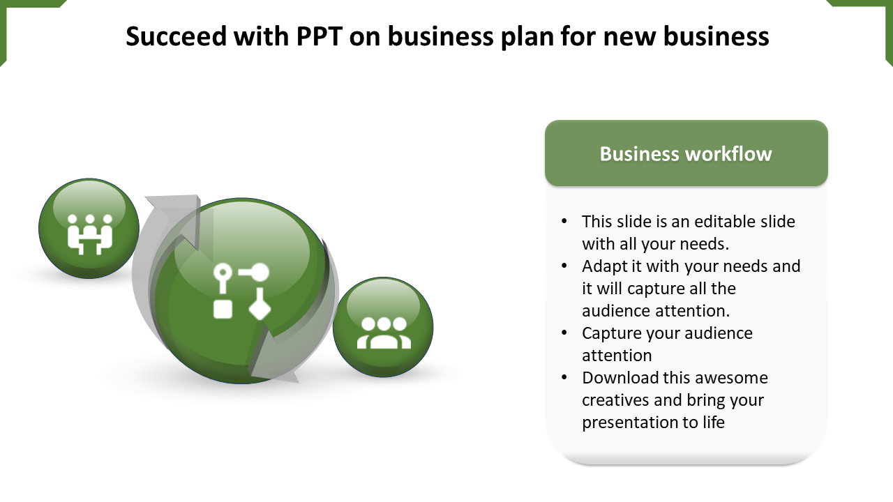 Free - New Business PPT Presentation for Business Plan – Overflow